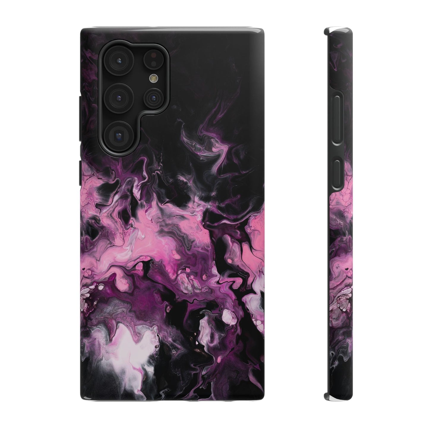 Electric Rose Marble Phone Case – MagSafe Compatible for iPhone & Samsung Galaxy