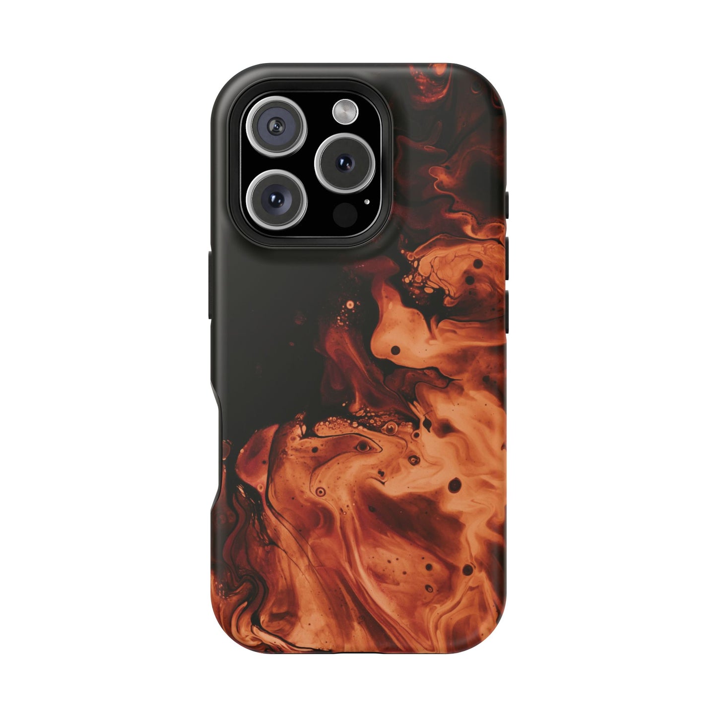 Molten Lava Abstract Art Phone Case – MagSafe Compatible for iPhone & Samsung Galaxy