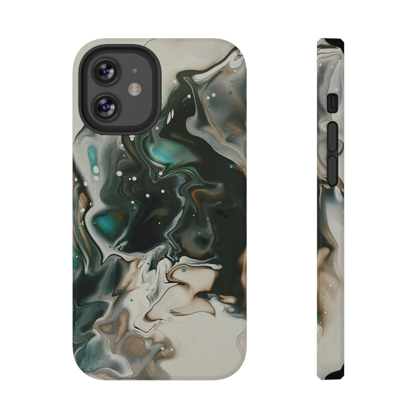 Terra Mist Earthtone Marble Phone Case – MagSafe Compatible for iPhone & Samsung Galaxy
