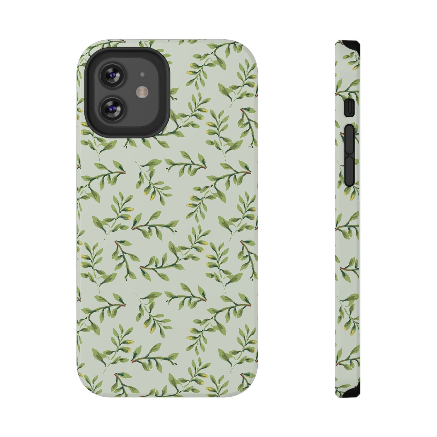 Olive Branch Botanical Phone Case – MagSafe Compatible for iPhone & Samsung Galaxy