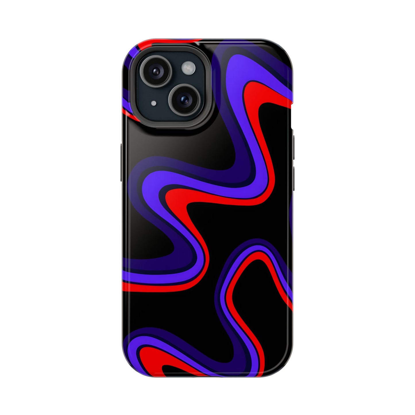 Psychedelic Wave Phone Case – MagSafe Compatible for iPhone & Samsung Galaxy