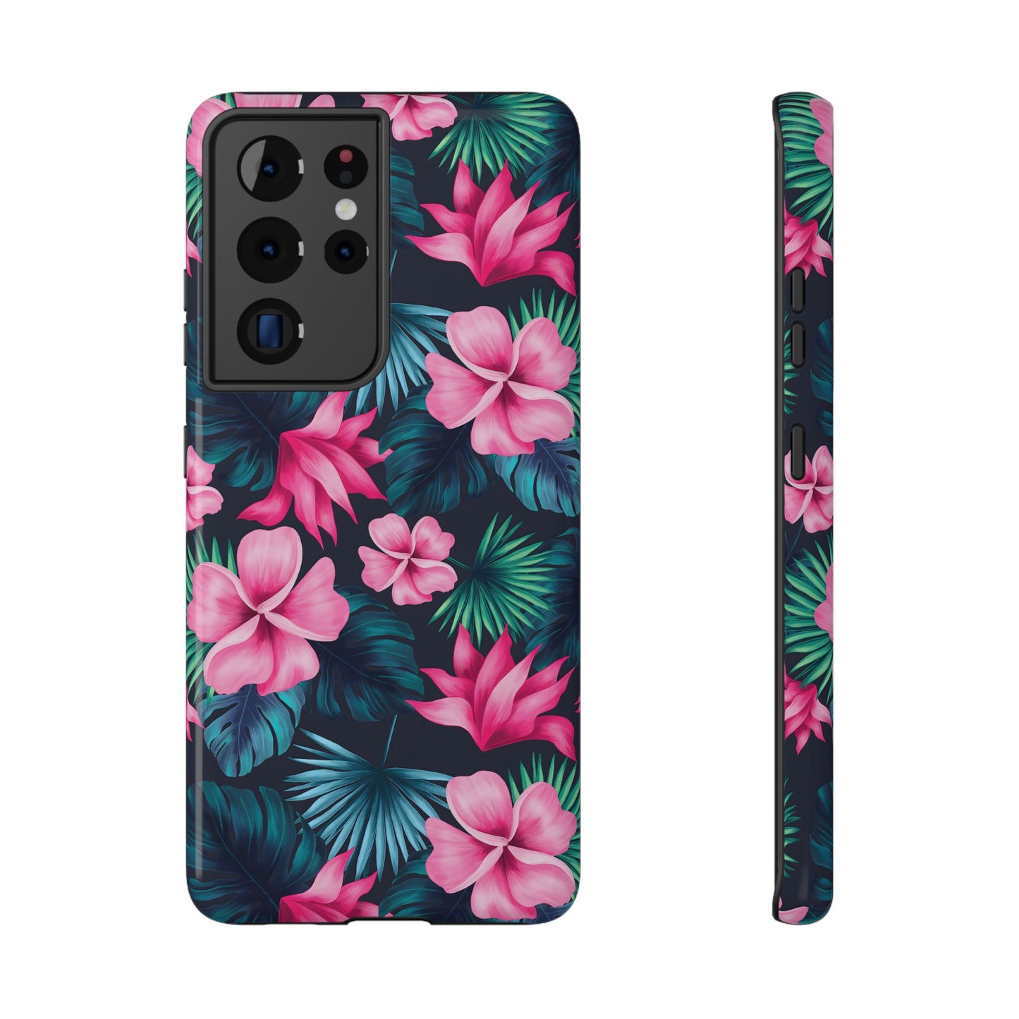 Tropical Paradise Floral Phone Case – MagSafe Compatible for iPhone & Samsung Galaxy