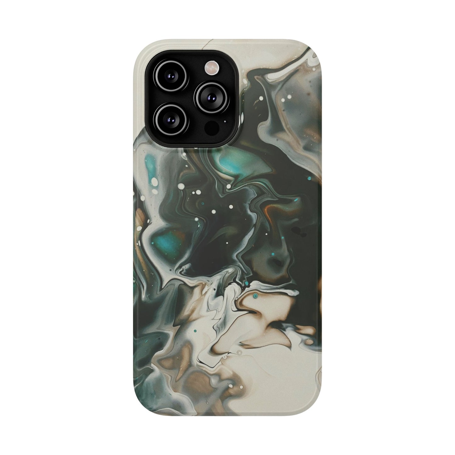 Terra Mist Earthtone Marble Phone Case – MagSafe Compatible for iPhone & Samsung Galaxy
