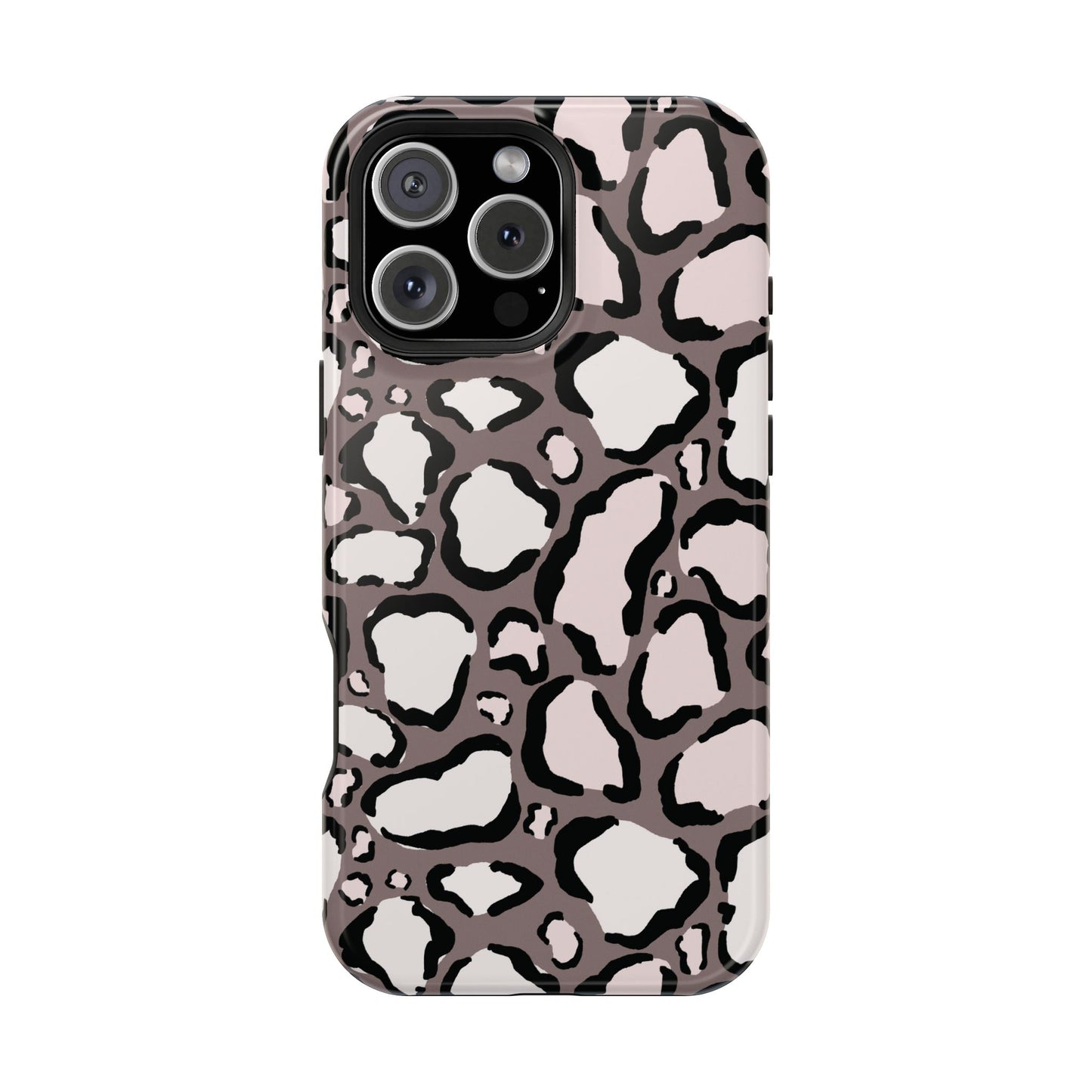 Chic Leopard Print Phone Case – MagSafe Compatible for iPhone & Samsung Galaxy