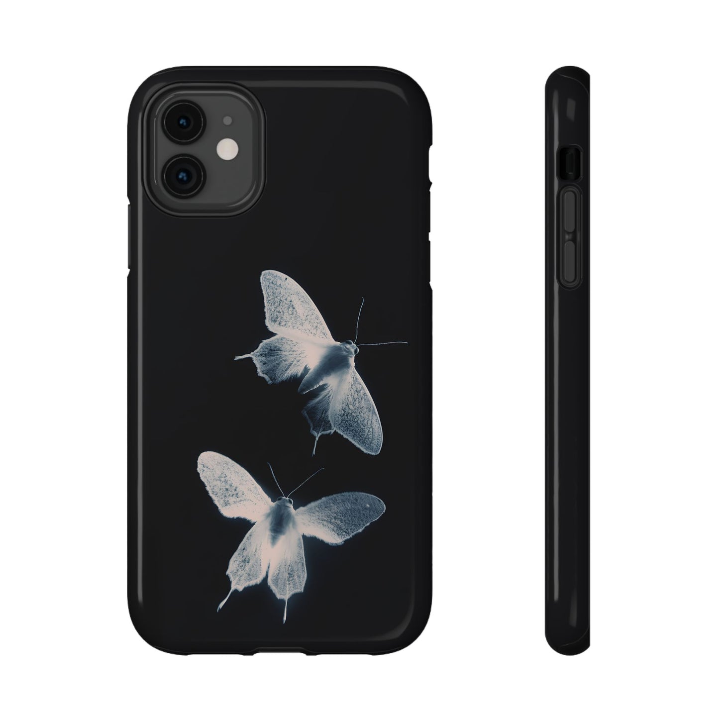 Ethereal Moth Dark Aesthetic Phone Case – MagSafe Compatible for iPhone & Samsung Galaxy