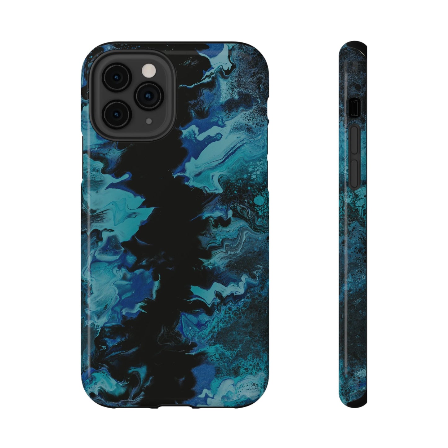 Deep Ocean Swirl Phone Case – MagSafe Compatible for iPhone & Samsung Galaxy