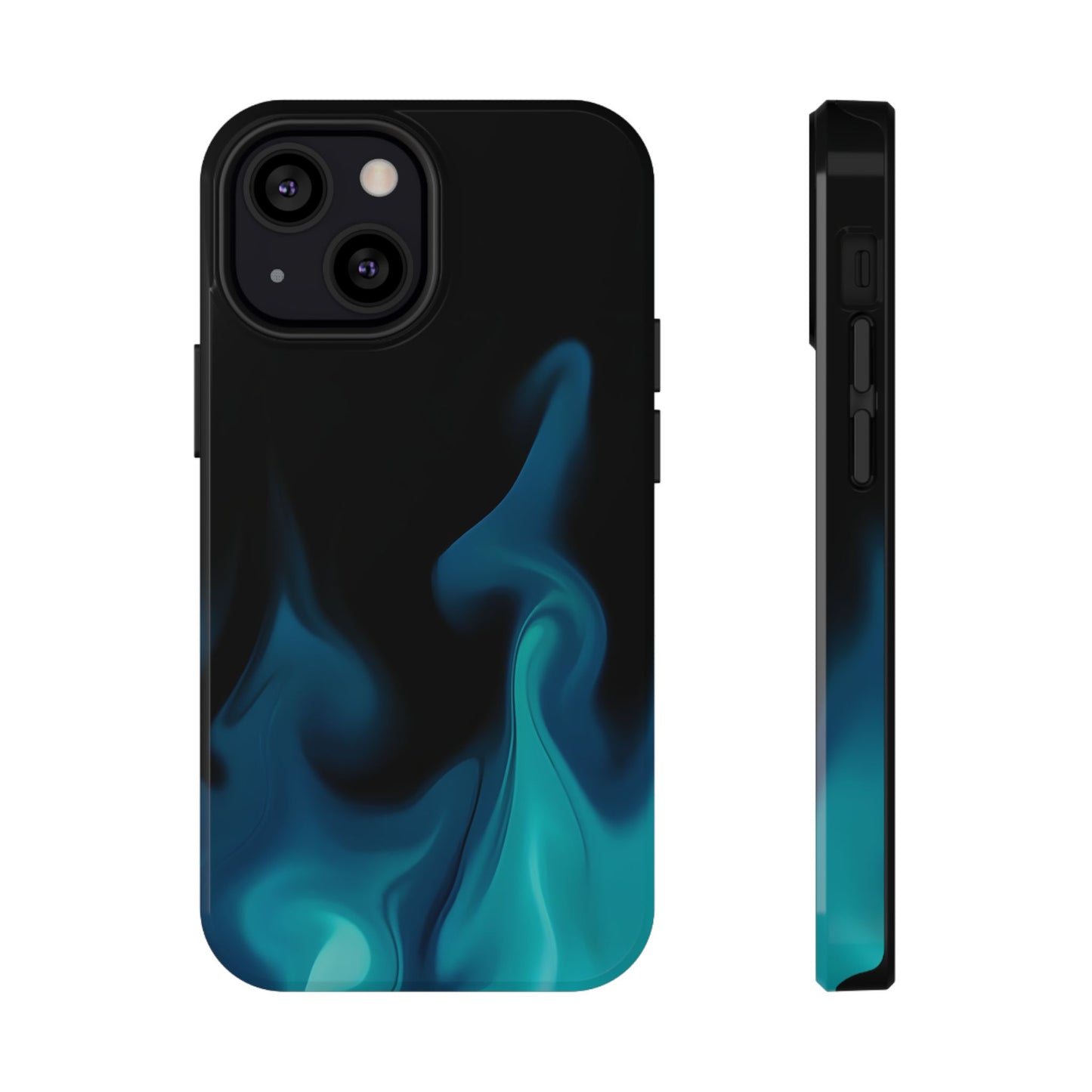 Blue Flame Energy Phone Case – MagSafe Compatible for iPhone & Samsung Galaxy