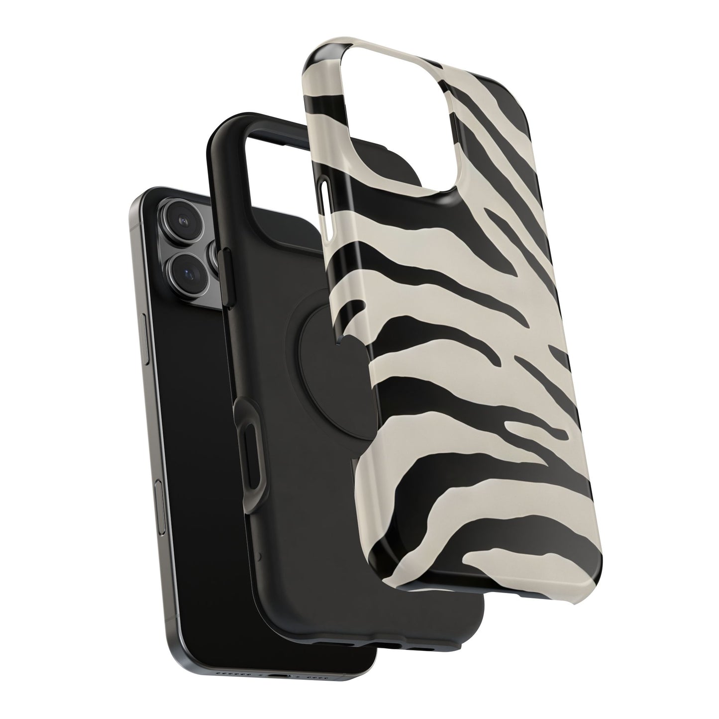 Classic Zebra Stripes Phone Case – MagSafe Compatible for iPhone & Samsung Galaxy