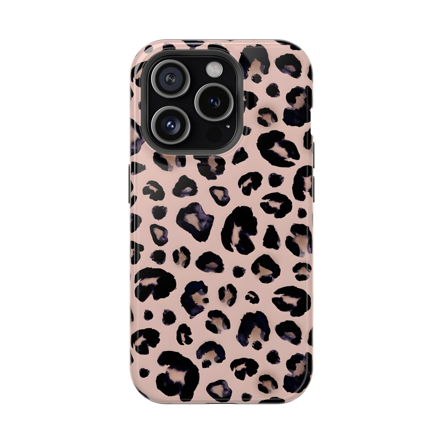 Chic Leopard Print Phone Case – MagSafe Compatible for iPhone & Samsung Galaxy