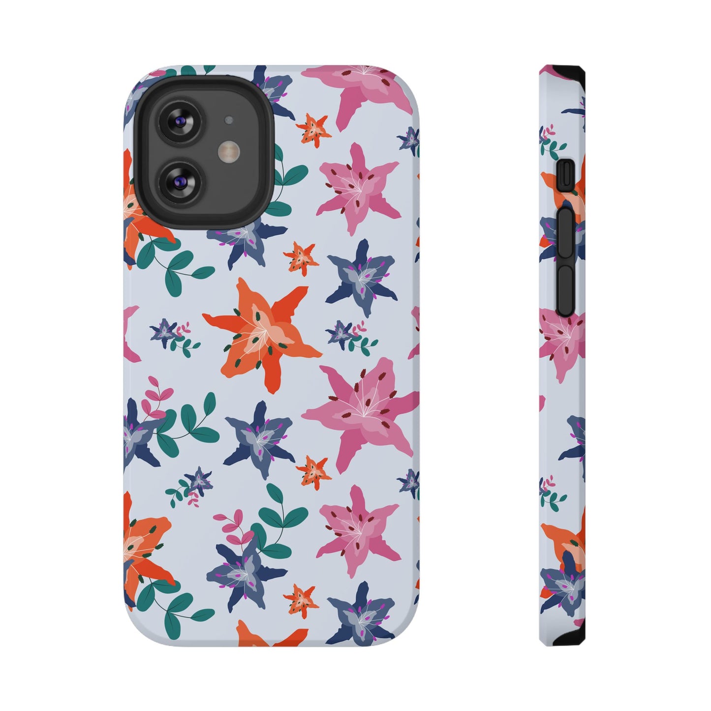 Watercolor Lily Garden Phone Case – MagSafe Compatible for iPhone & Samsung Galaxy