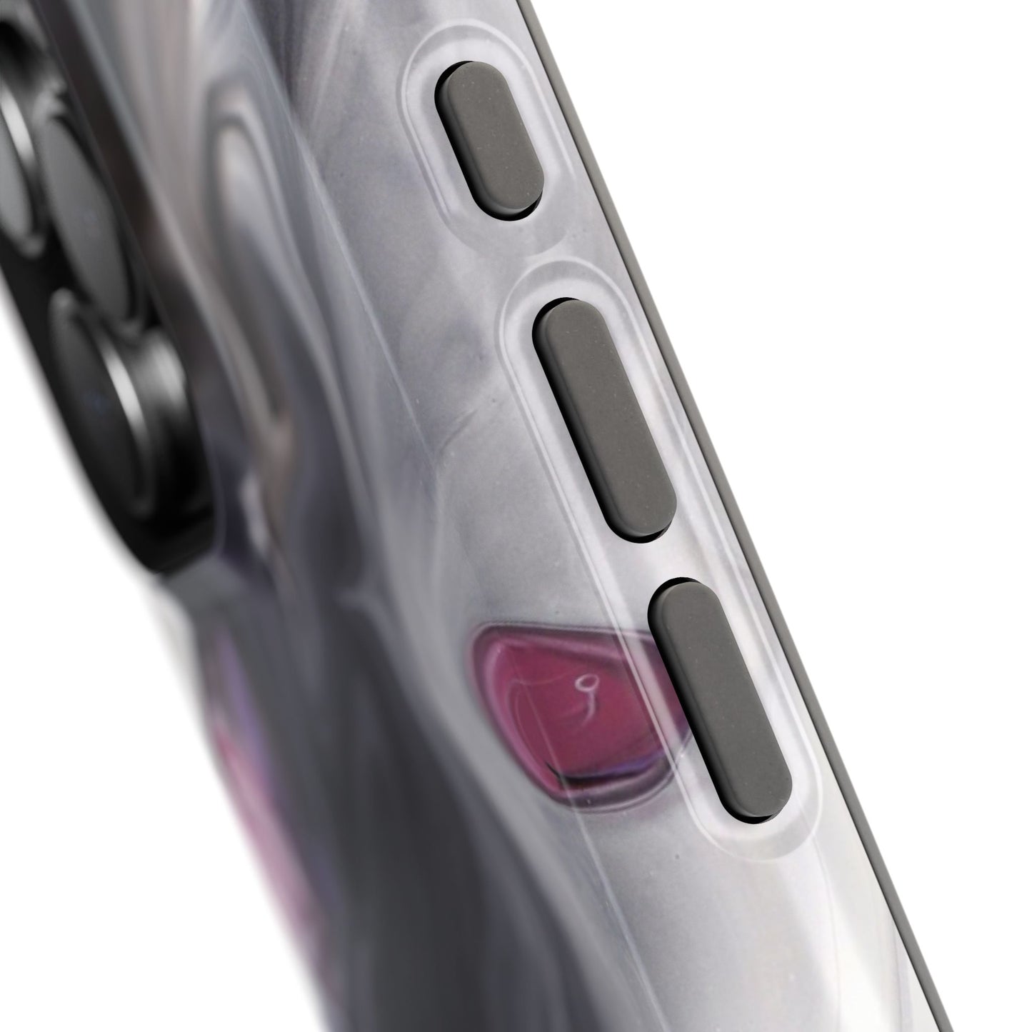 Galaxy Smoke Noir Marble Phone Case – MagSafe Compatible for iPhone & Samsung Galaxy