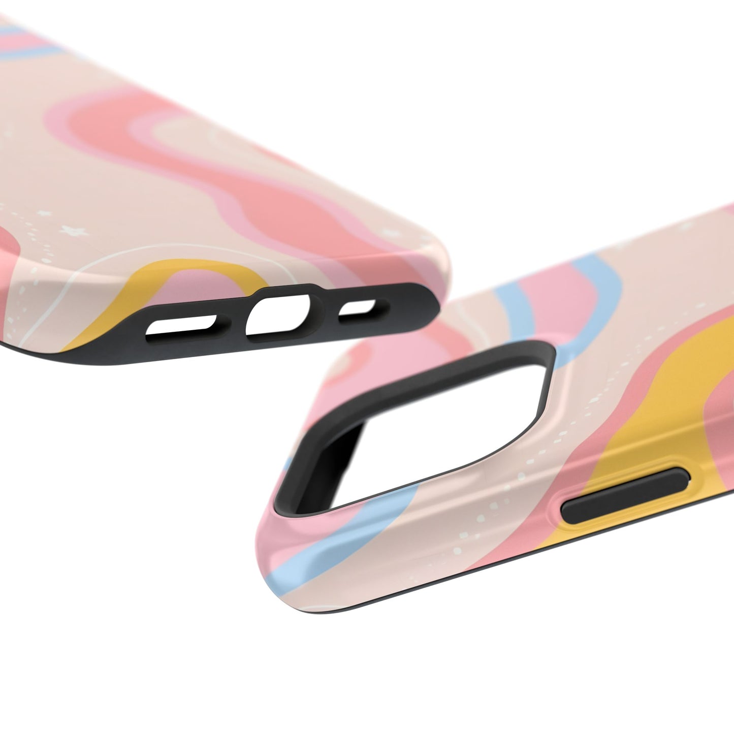 Pastel Dreamy Waves Phone Case – MagSafe Compatible for iPhone & Samsung Galaxy