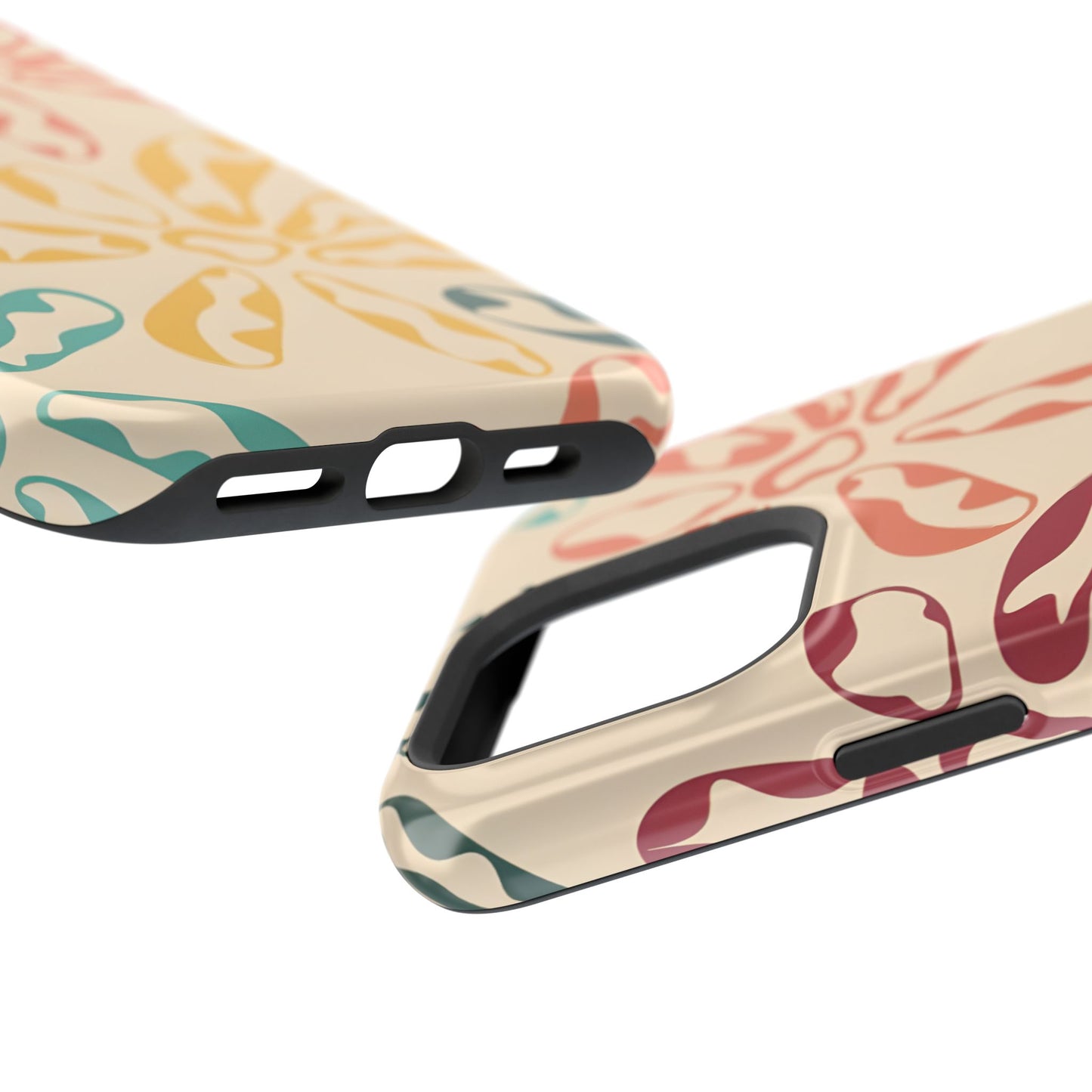Retro Groovy Floral Phone Case – MagSafe Compatible for iPhone & Samsung Galaxy