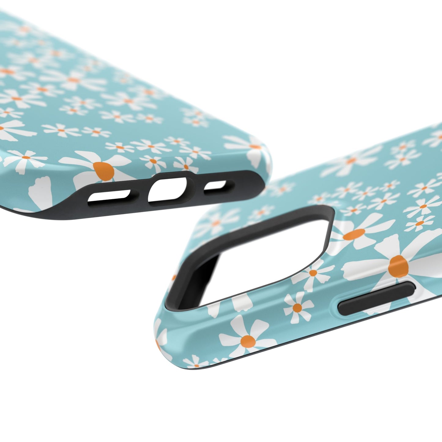Vintage Daisy Field Phone Case – MagSafe Compatible for iPhone & Samsung Galaxy