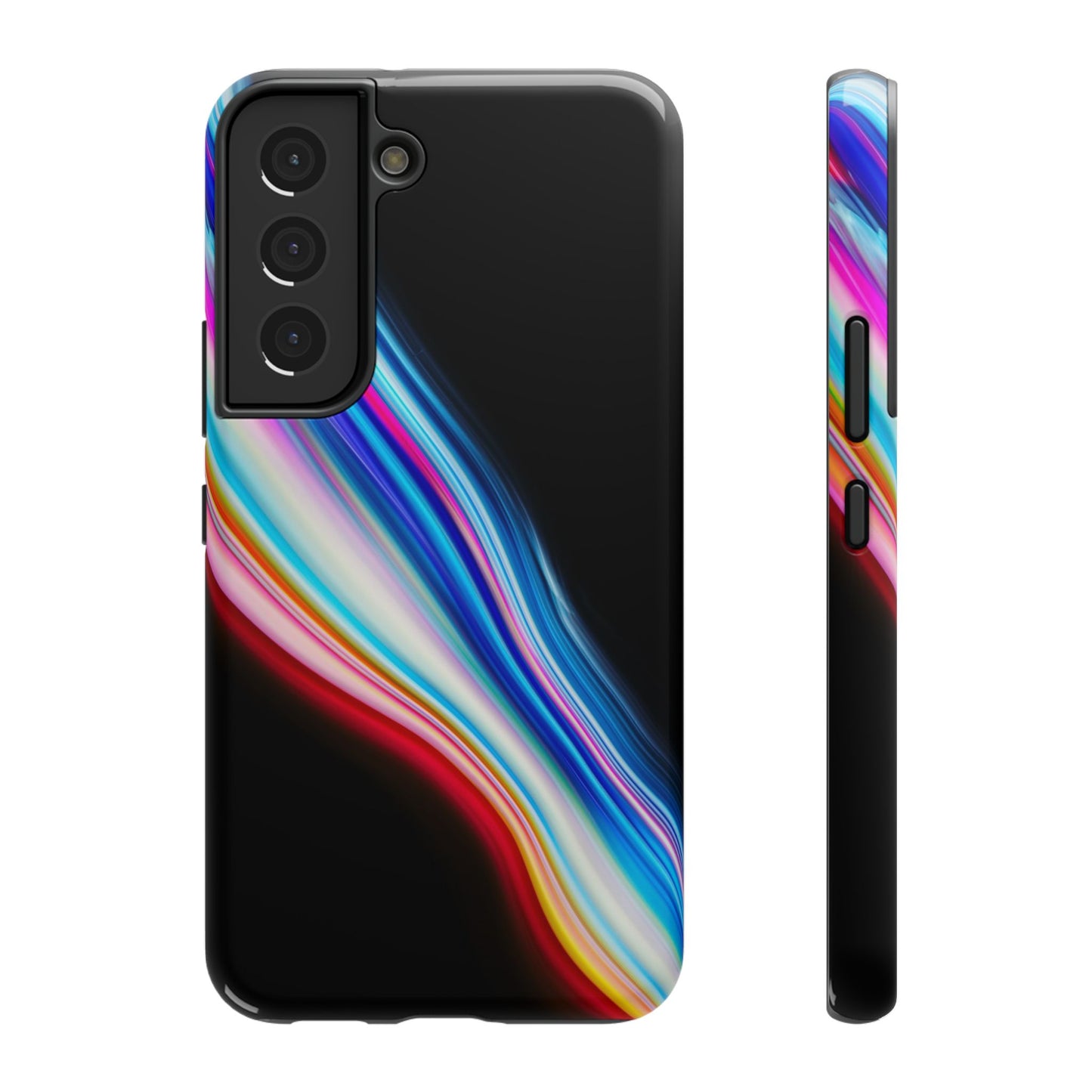Neon Light Streak Phone Case – MagSafe Compatible for iPhone & Samsung Galaxy