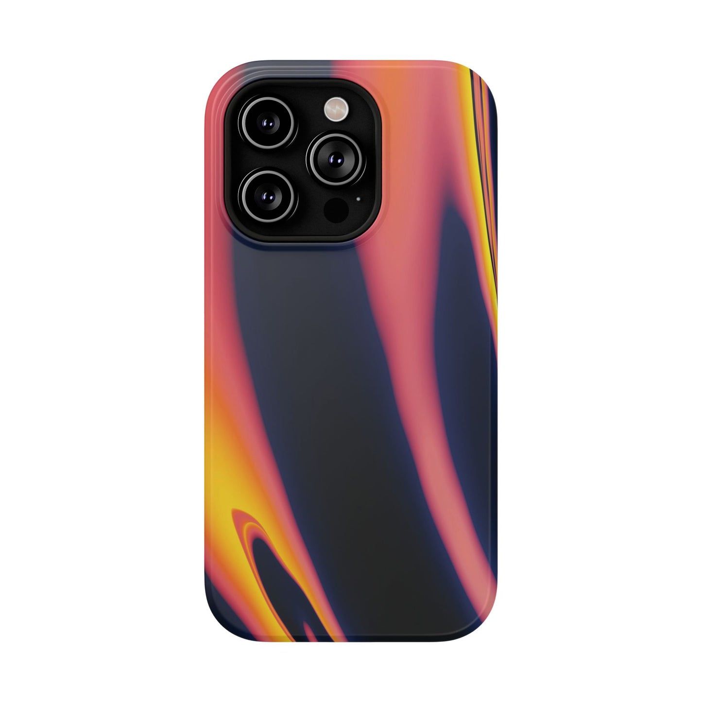 Neon Sunset Flame Phone Case – MagSafe Compatible for iPhone & Samsung Galaxy
