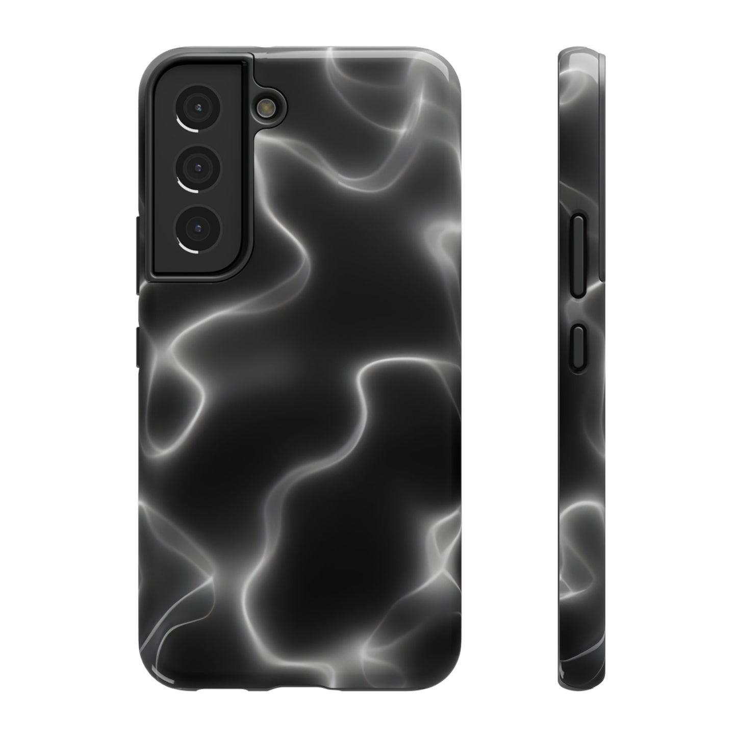 Electric Black Glow Phone Case – MagSafe Compatible for iPhone & Samsung Galaxy