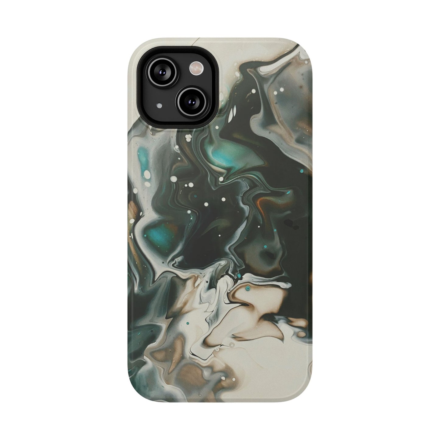 Terra Mist Earthtone Marble Phone Case – MagSafe Compatible for iPhone & Samsung Galaxy
