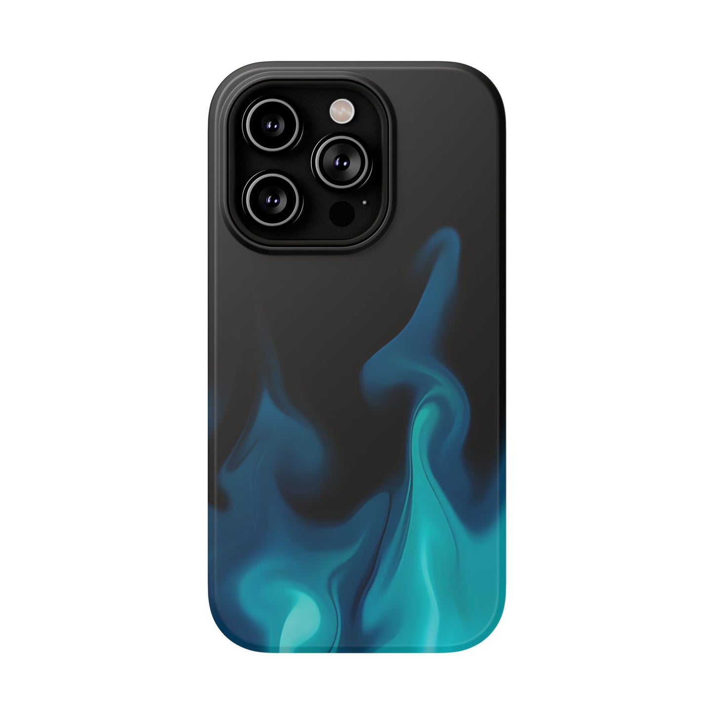 Blue Flame Energy Phone Case – MagSafe Compatible for iPhone & Samsung Galaxy