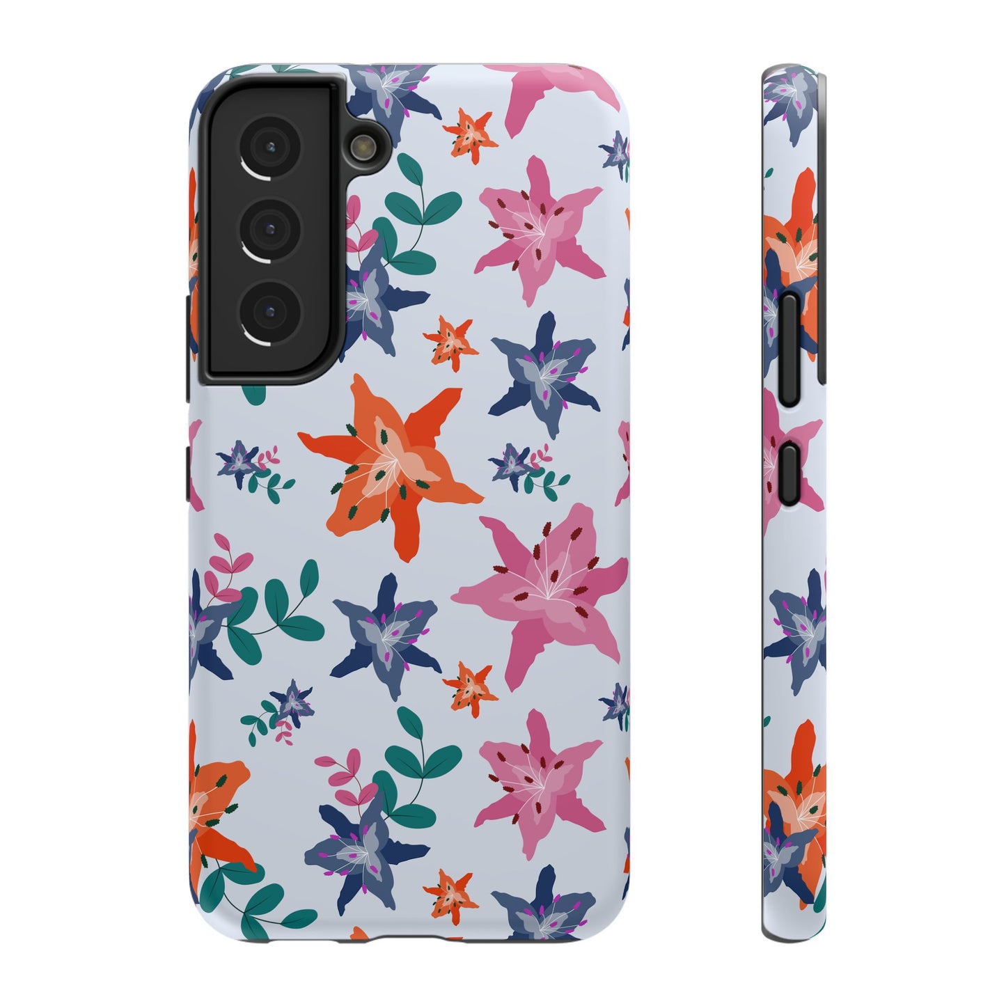 Watercolor Lily Garden Phone Case – MagSafe Compatible for iPhone & Samsung Galaxy