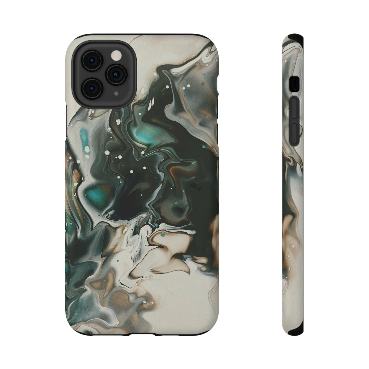 Terra Mist Earthtone Marble Phone Case – MagSafe Compatible for iPhone & Samsung Galaxy