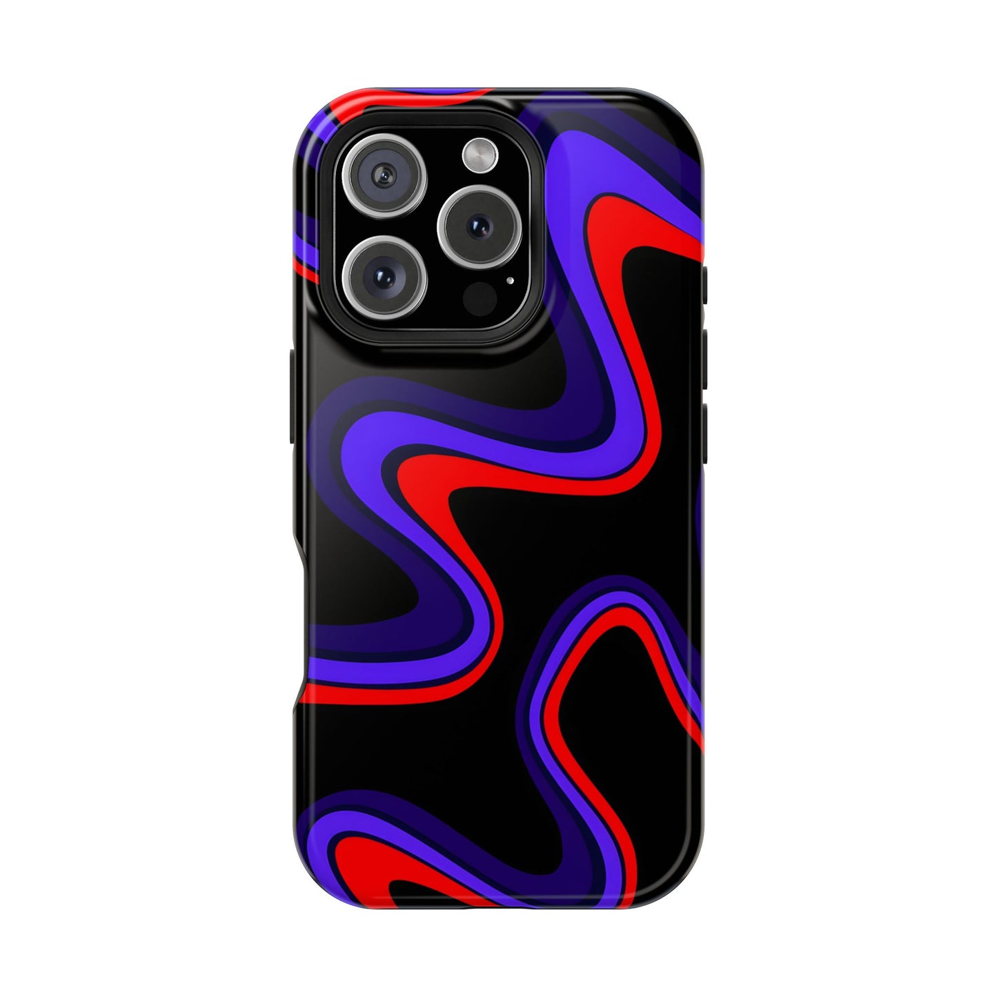 Psychedelic Wave Phone Case – MagSafe Compatible for iPhone & Samsung Galaxy