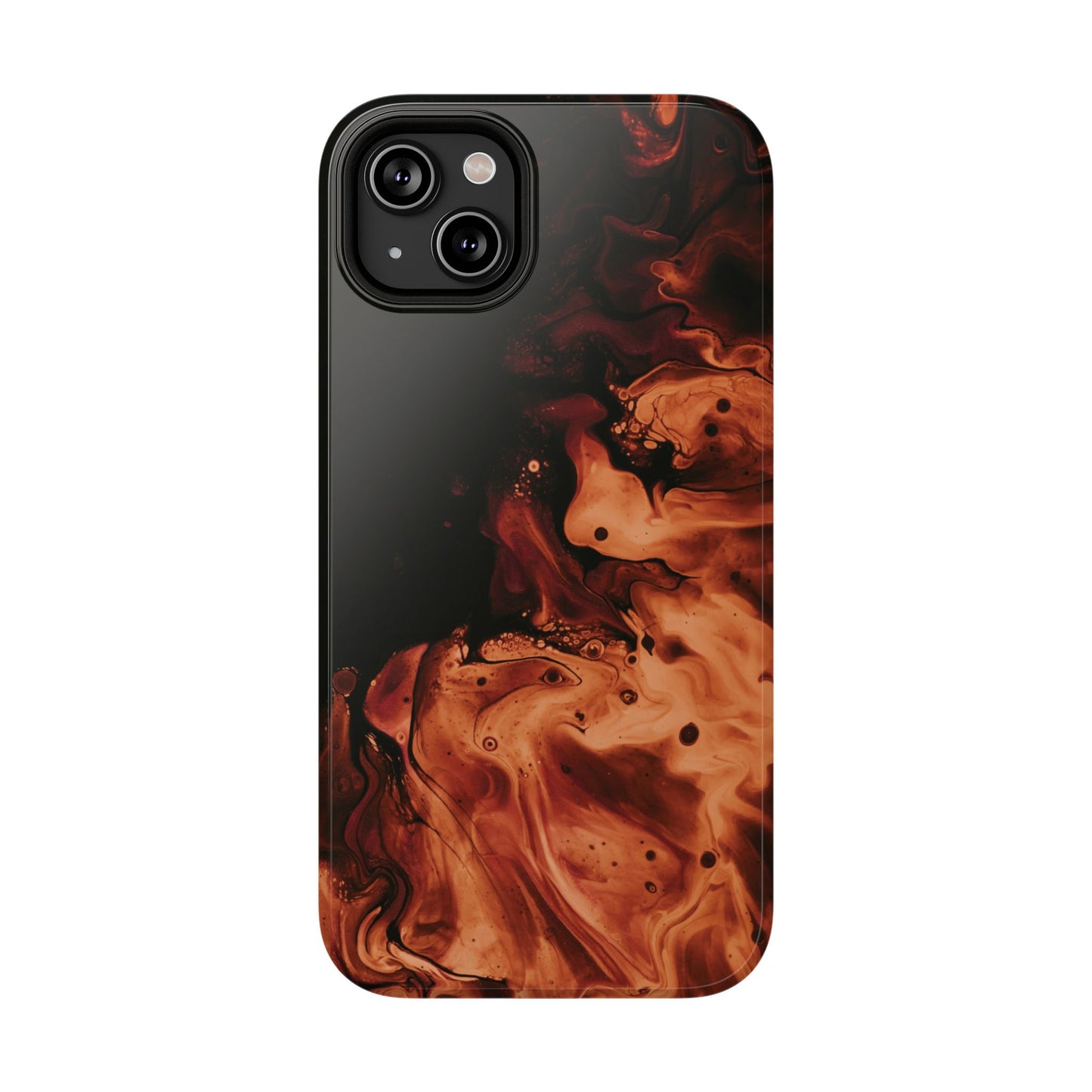 Molten Lava Abstract Art Phone Case – MagSafe Compatible for iPhone & Samsung Galaxy