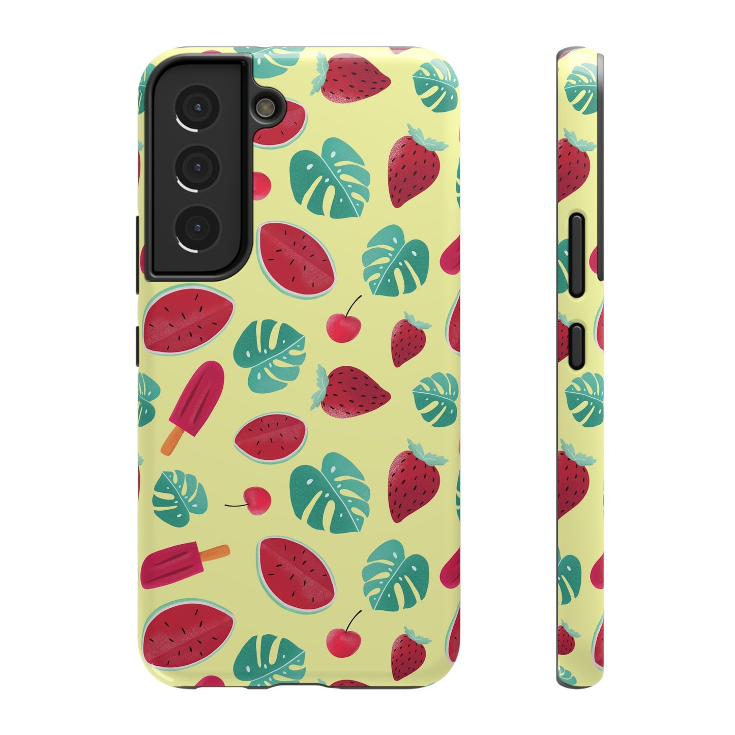 Tropical Summer Fruits Phone Case – MagSafe Compatible for iPhone & Samsung Galaxy