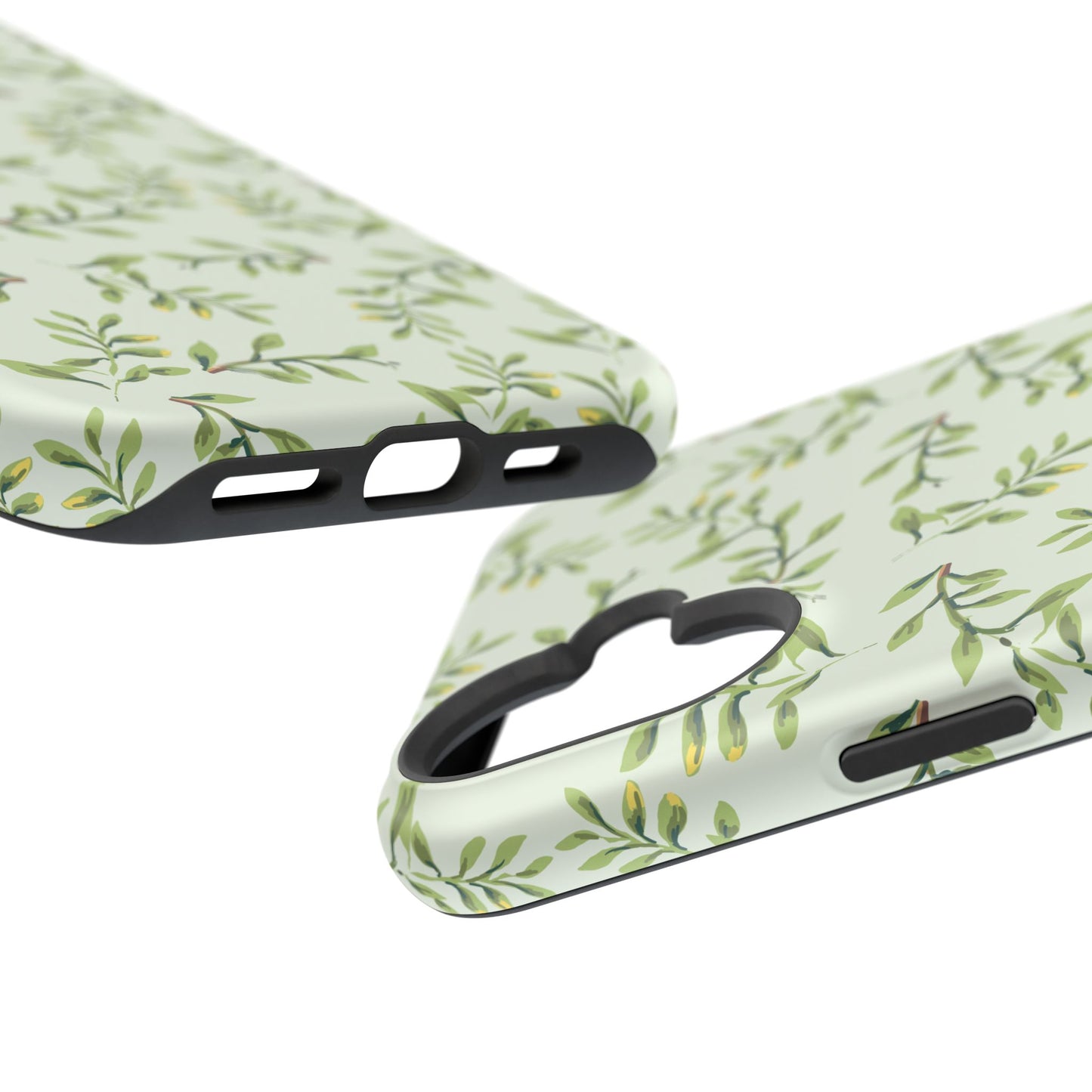 Olive Branch Botanical Phone Case – MagSafe Compatible for iPhone & Samsung Galaxy