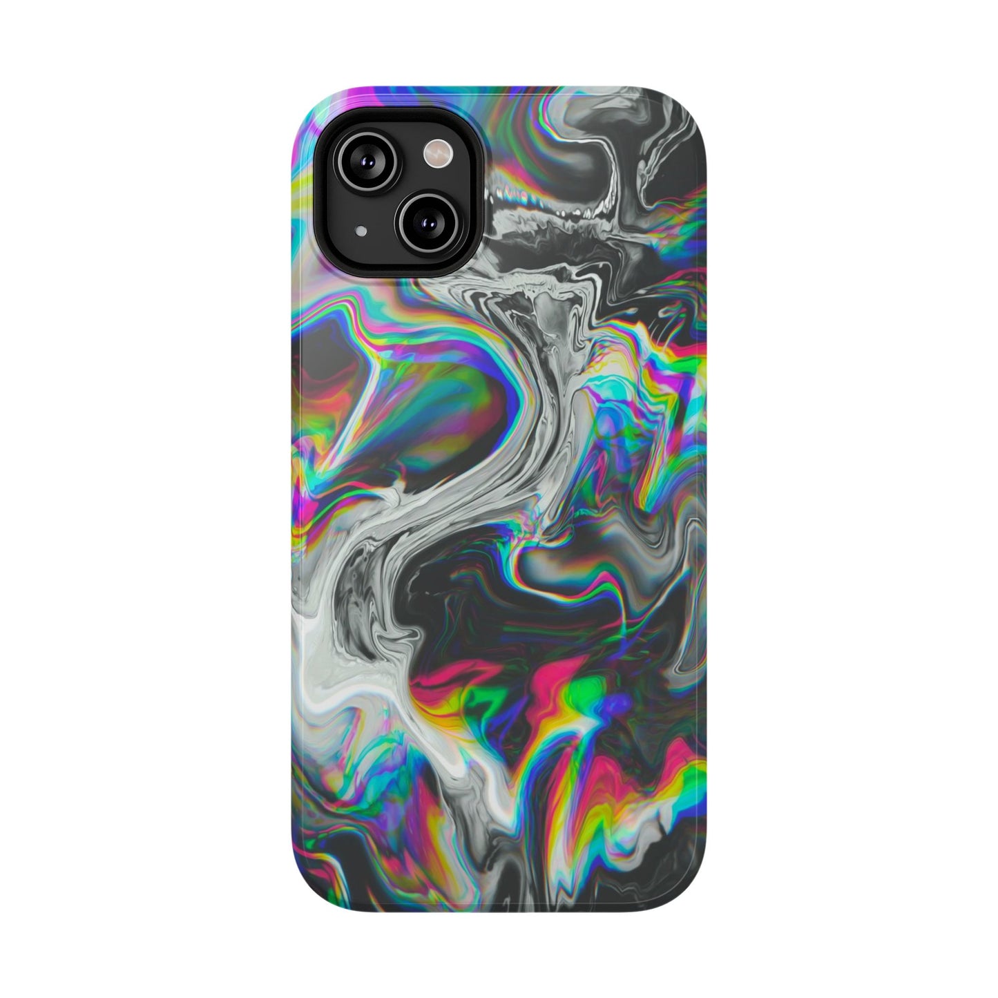 Holographic Swirl Phone Case – MagSafe Compatible for iPhone & Samsung Galaxy