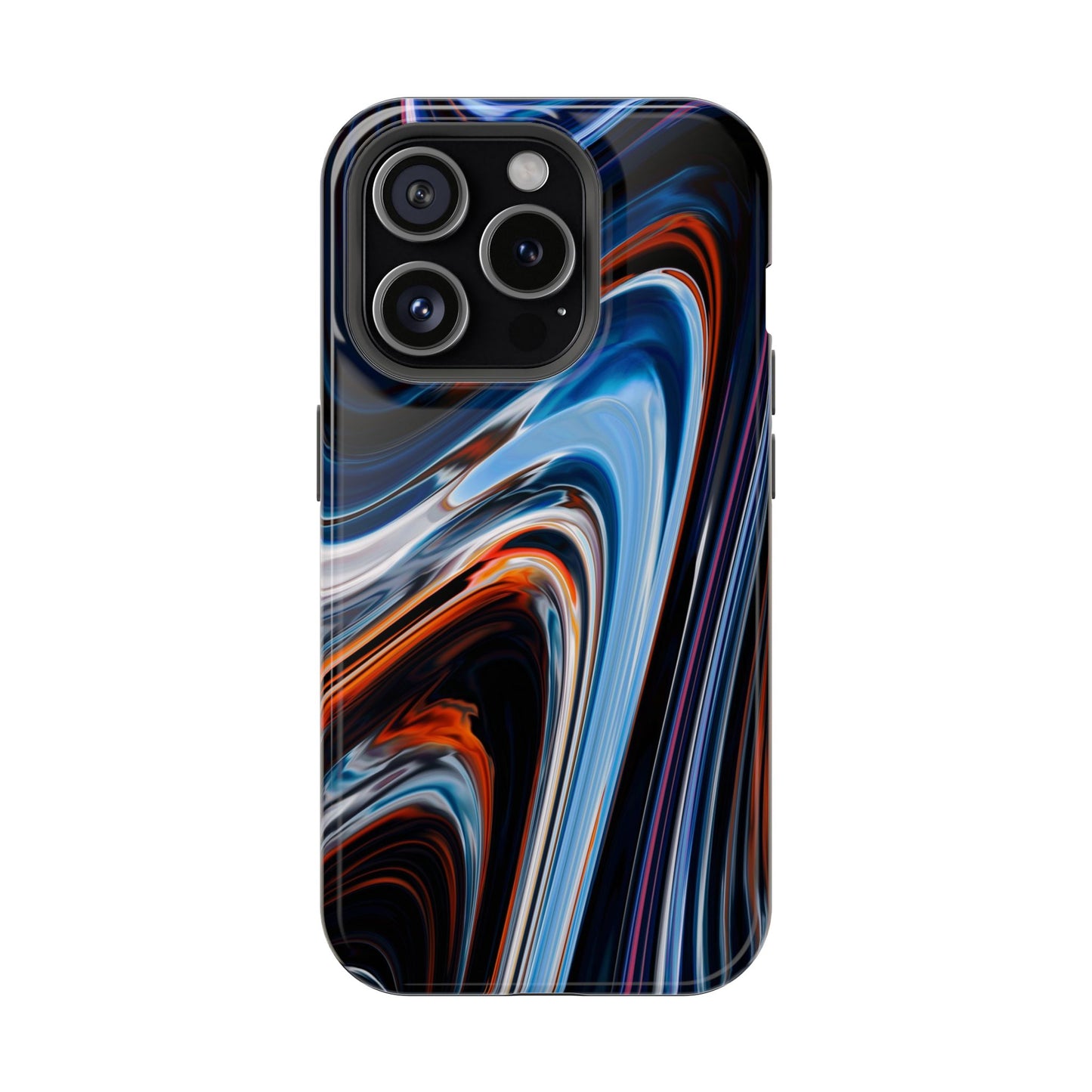 Vibrant Swirl Energy Phone Case – MagSafe Compatible for iPhone & Samsung Galaxy
