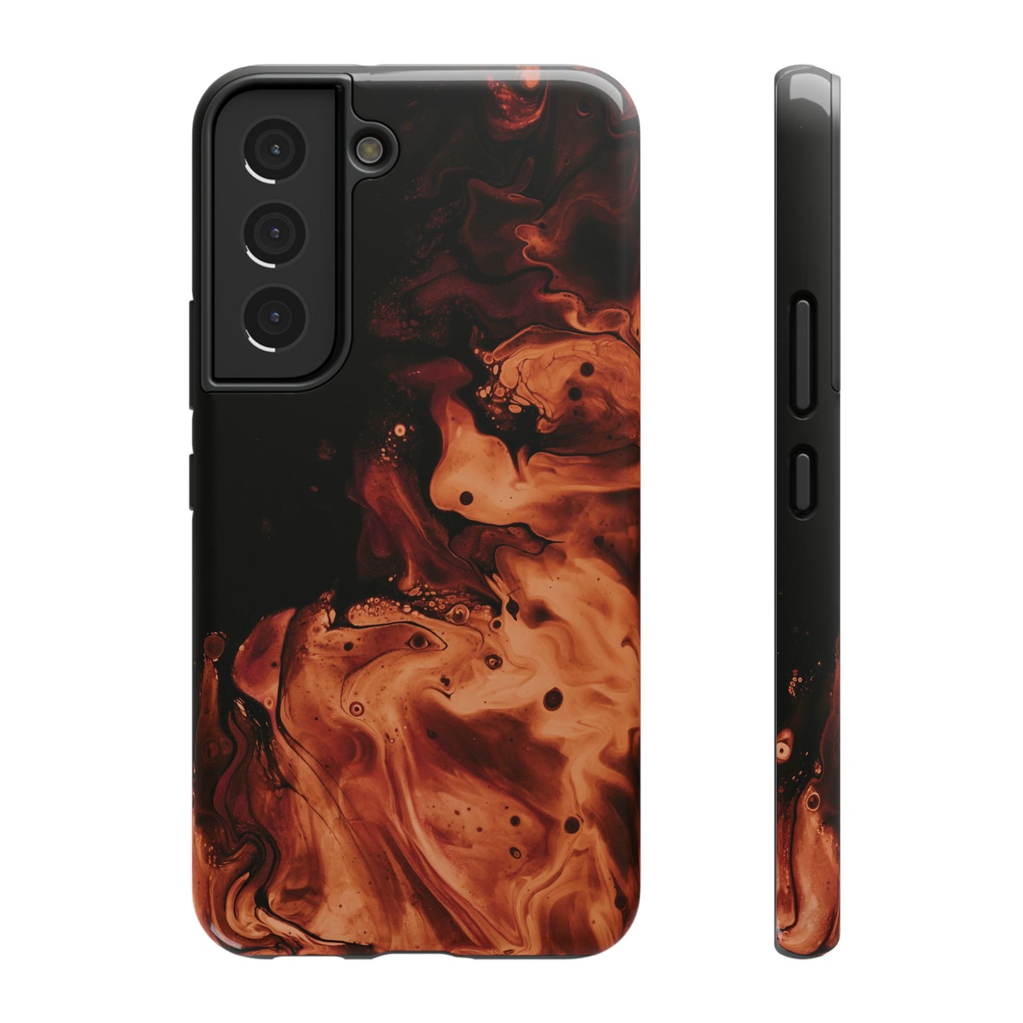 Molten Lava Abstract Art Phone Case – MagSafe Compatible for iPhone & Samsung Galaxy