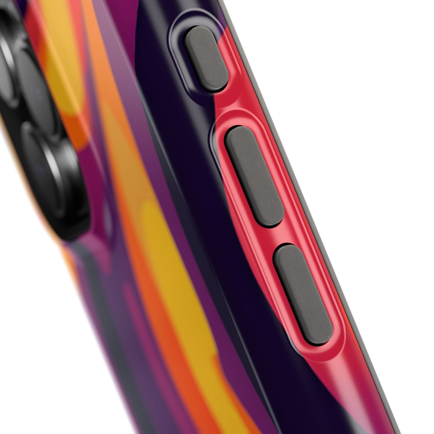 Fiery Abstract Swirls Phone Case – MagSafe Compatible for iPhone & Samsung Galaxy