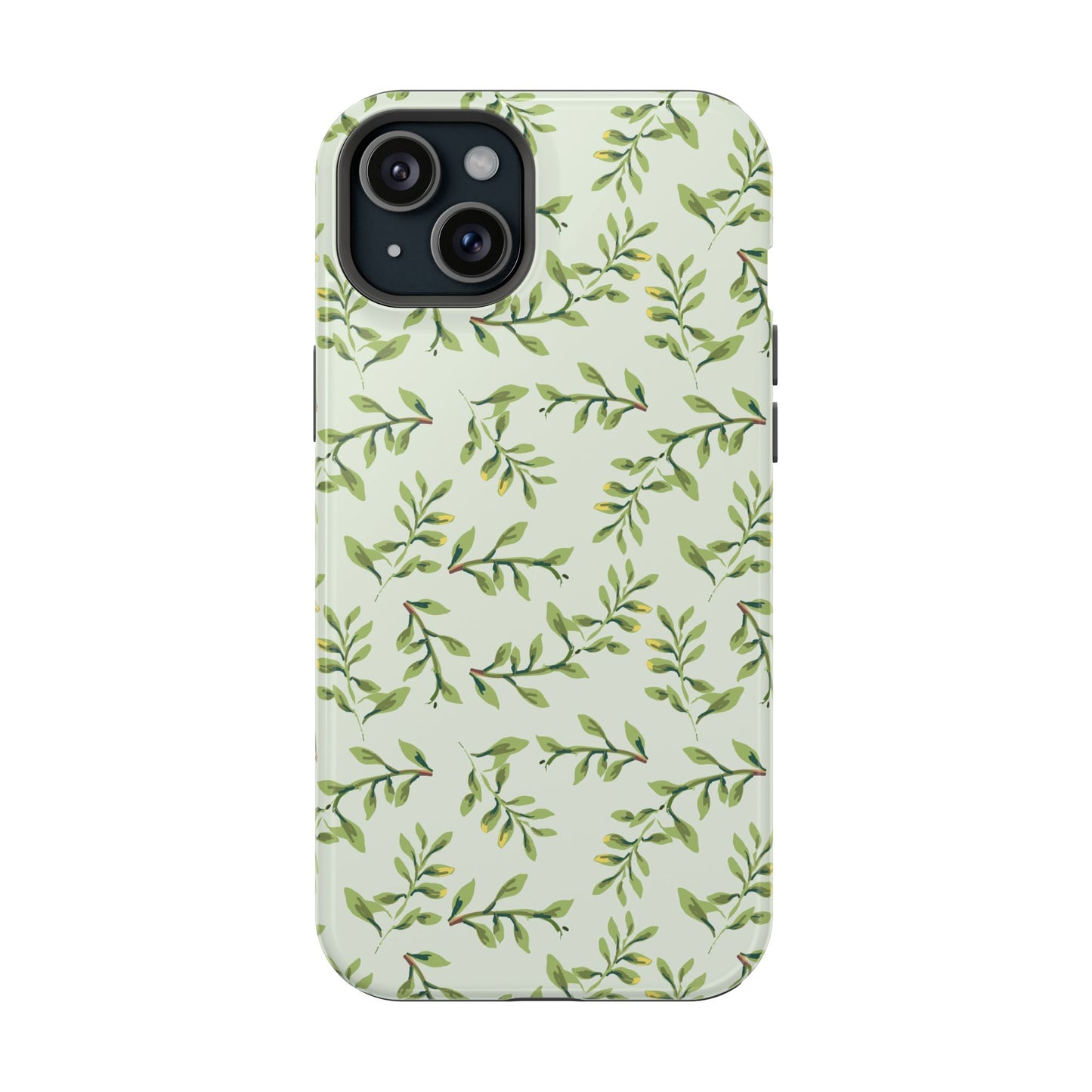 Olive Branch Botanical Phone Case – MagSafe Compatible for iPhone & Samsung Galaxy