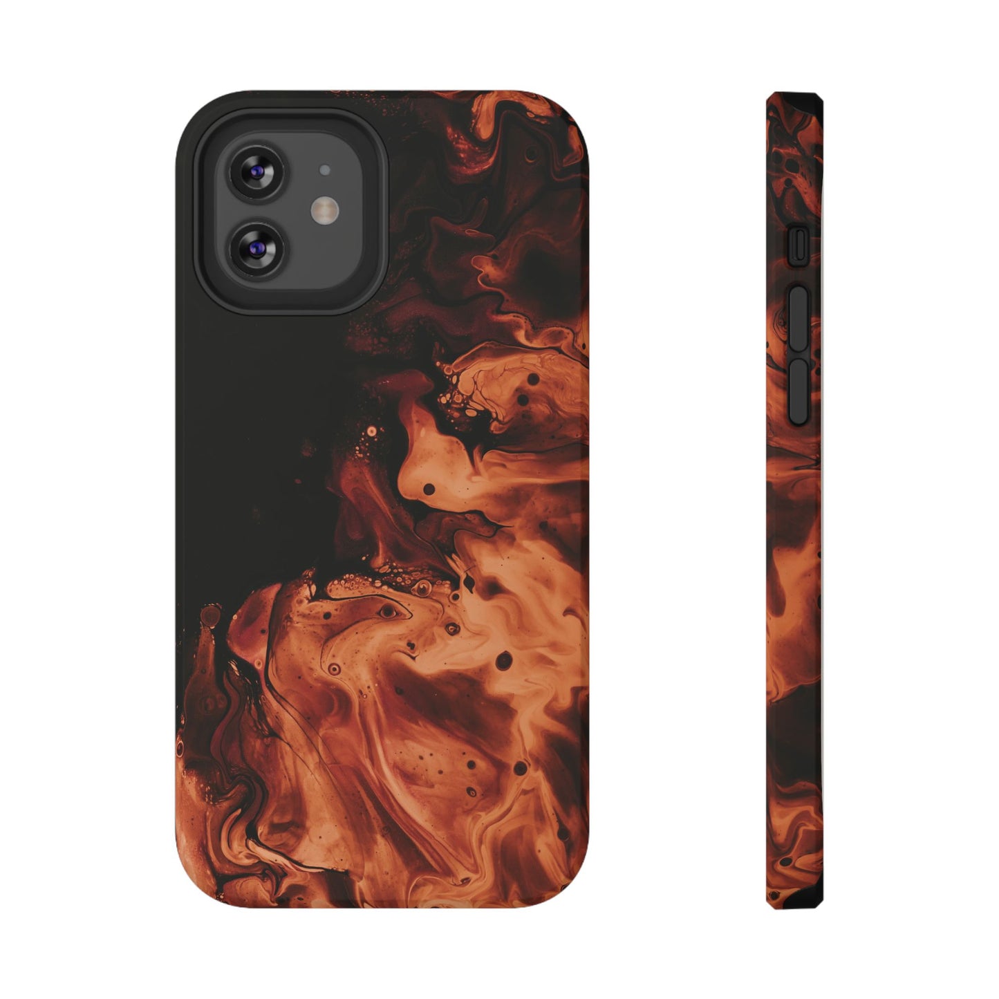 Molten Lava Abstract Art Phone Case – MagSafe Compatible for iPhone & Samsung Galaxy