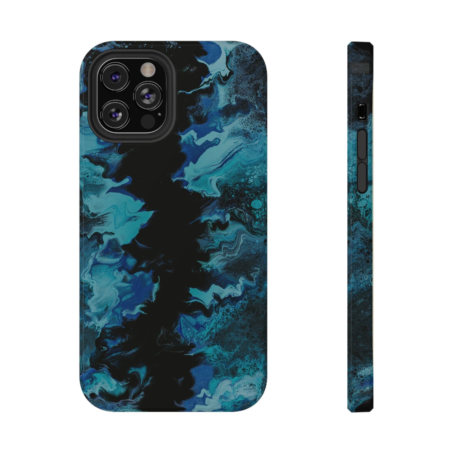 Deep Ocean Swirl Phone Case – MagSafe Compatible for iPhone & Samsung Galaxy
