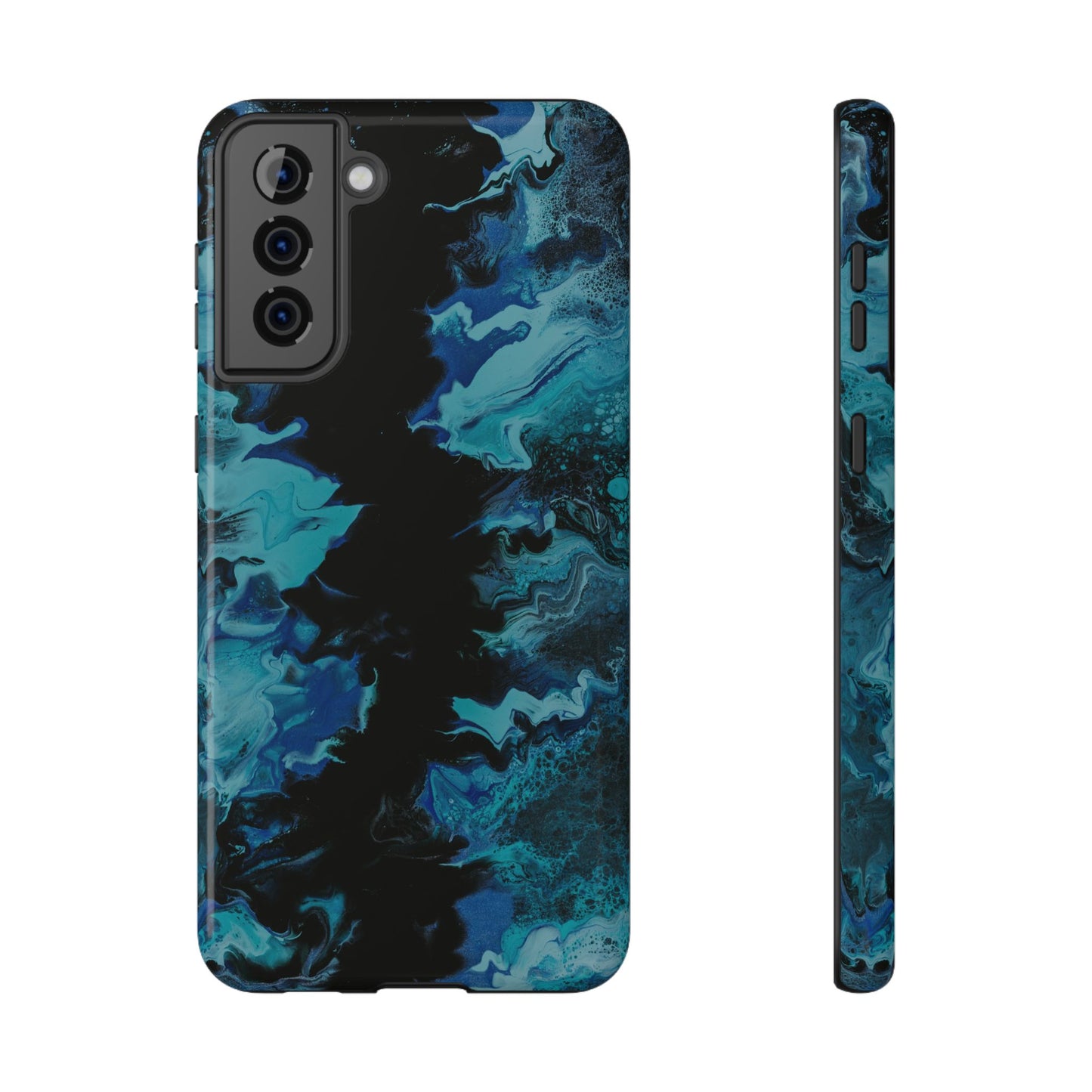 Deep Ocean Swirl Phone Case – MagSafe Compatible for iPhone & Samsung Galaxy