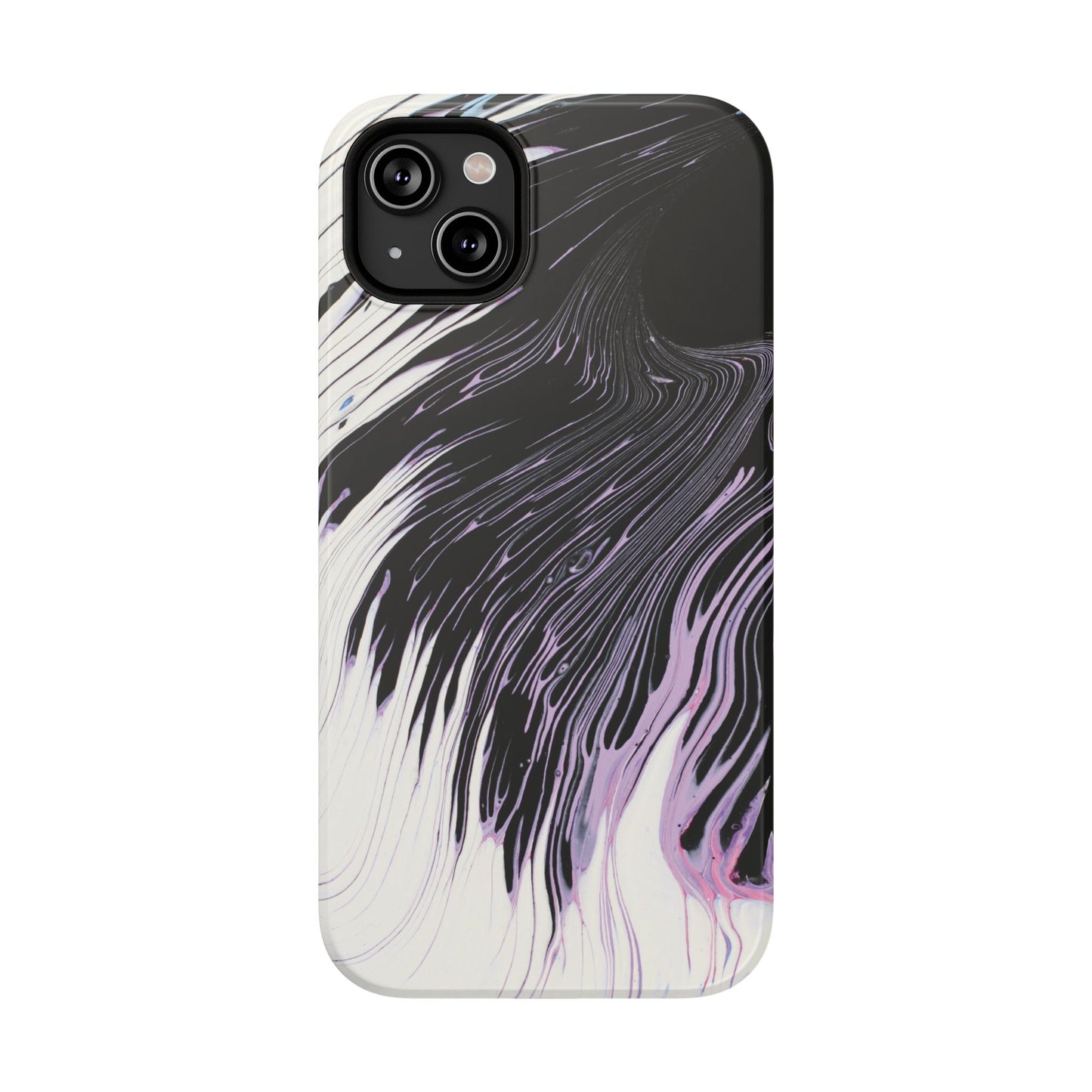Waves of Ink Abstract Brush Phone Case – MagSafe Compatible for iPhone & Samsung Galaxy