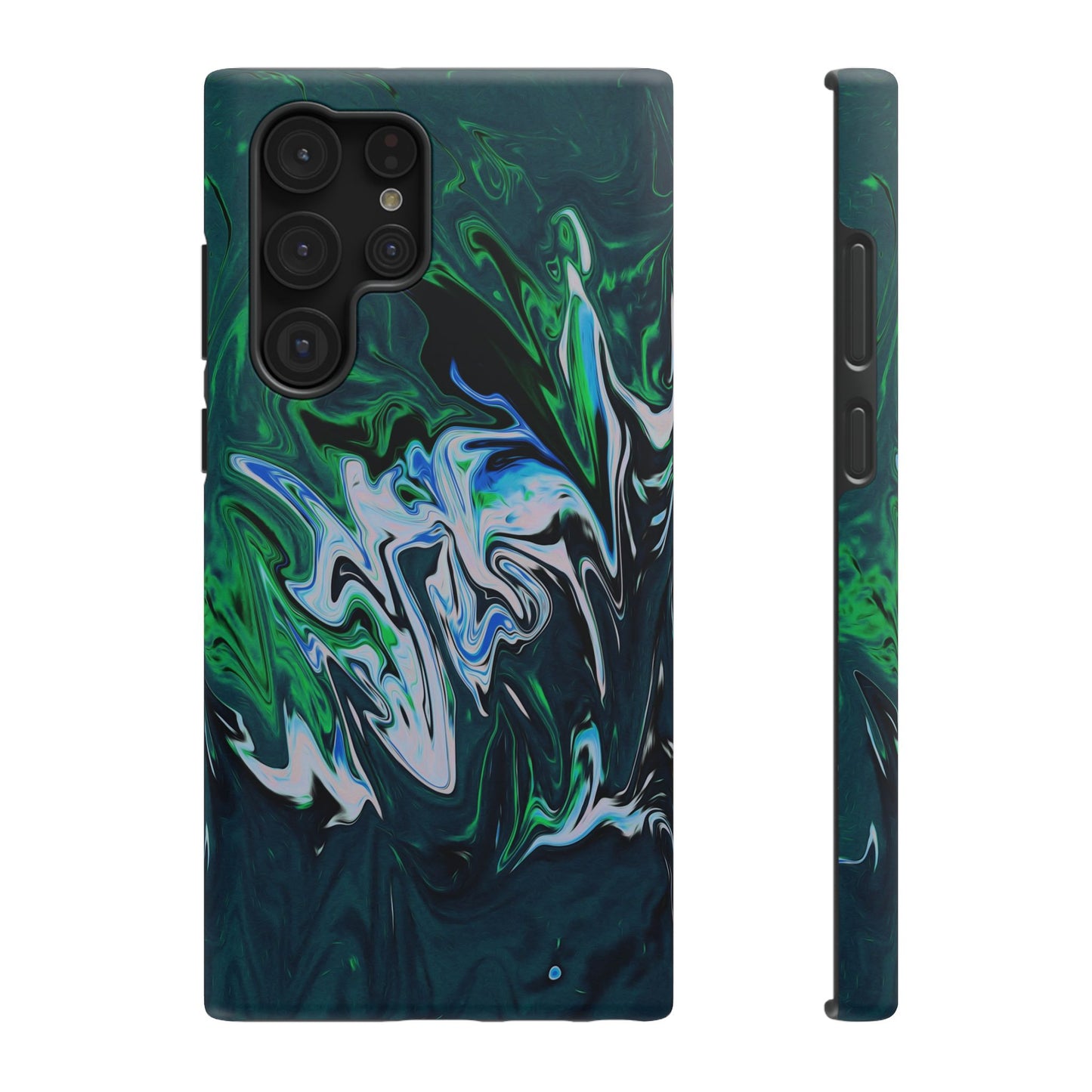 Prismatic Holographic Swirl Phone Case – MagSafe Compatible for iPhone & Samsung Galaxy