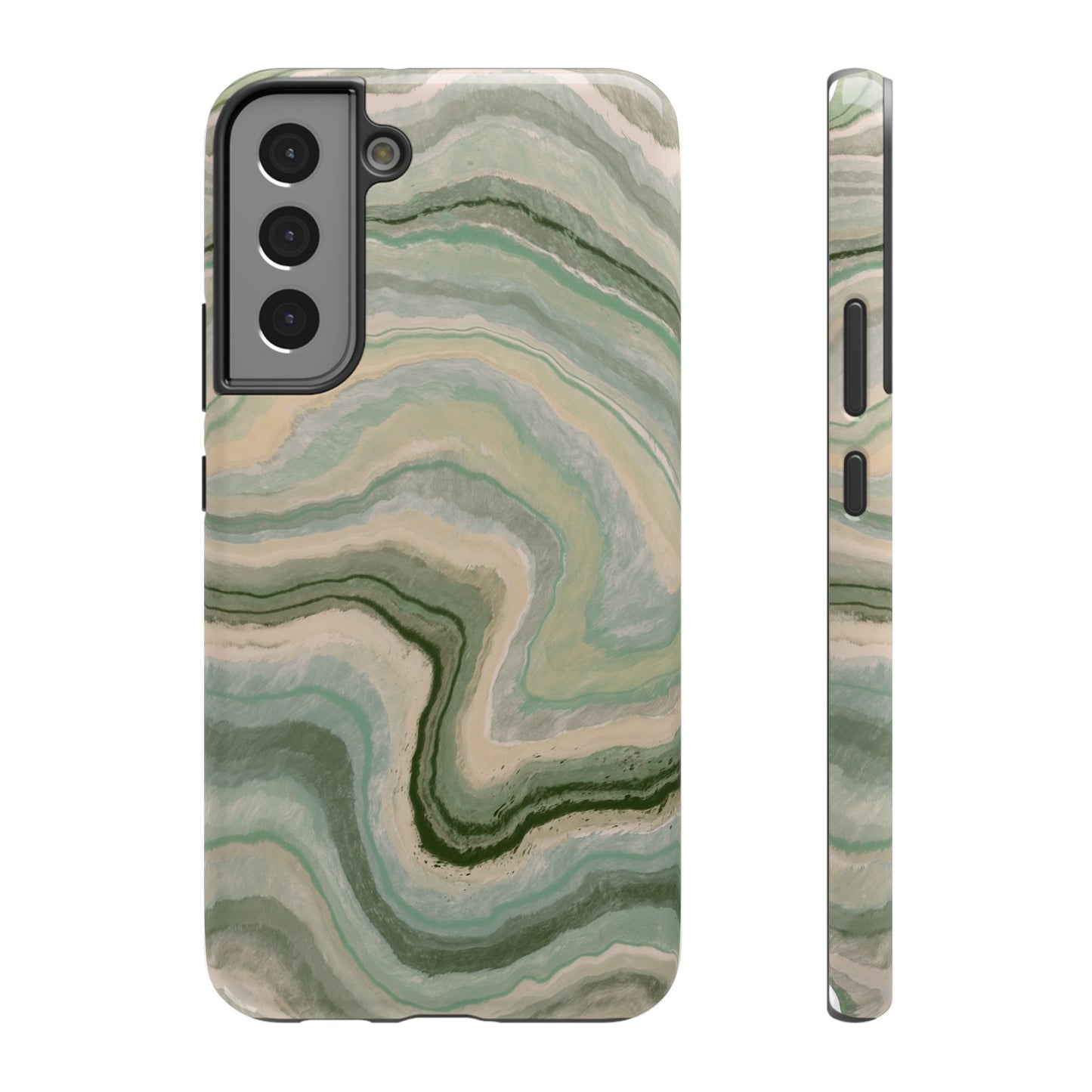 Earthy Agate Stone Phone Case – MagSafe Compatible for iPhone & Samsung Galaxy