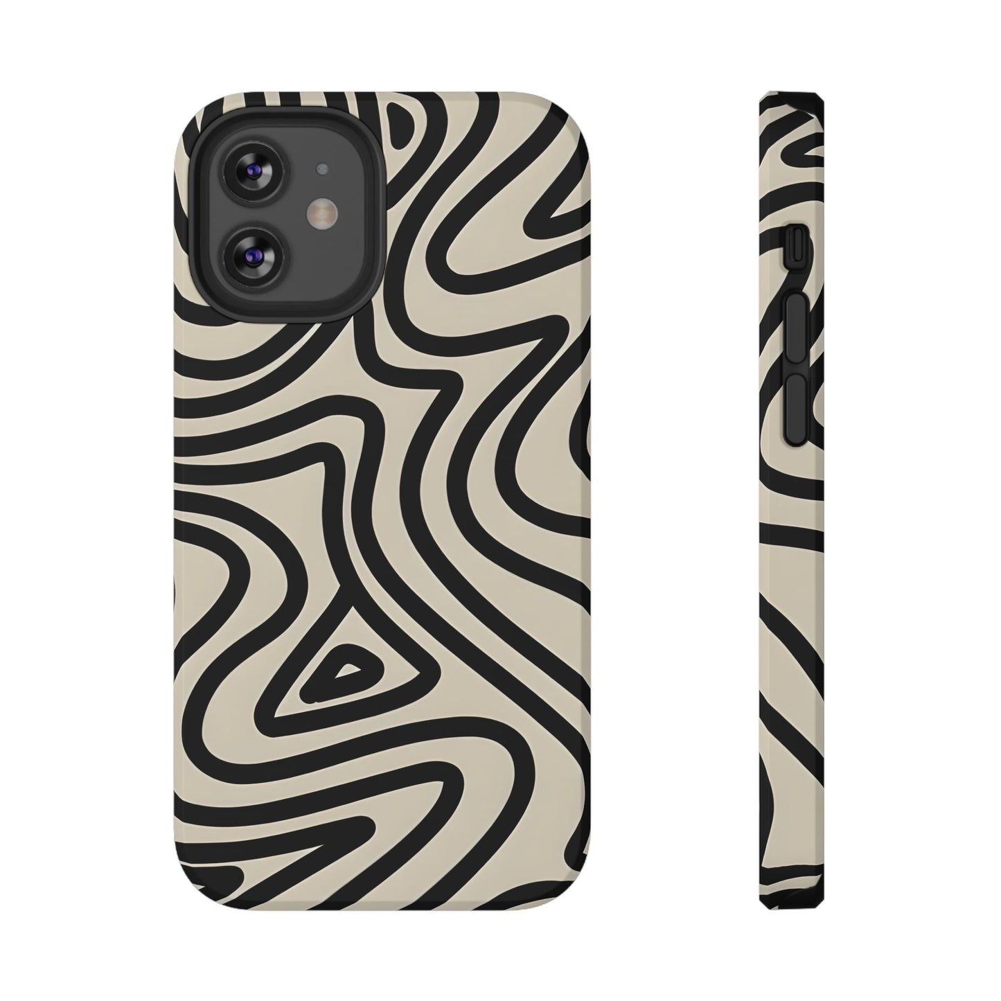 Abstract Maze Line Art Phone Case – MagSafe Compatible for iPhone & Samsung Galaxy