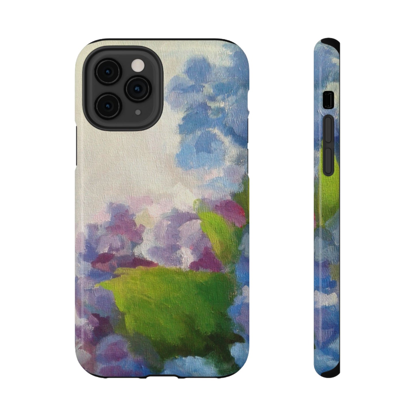 Hydrangea Dream Phone Case – Artistic Floral Design, MagSafe Compatible for iPhone & Samsung Galaxy