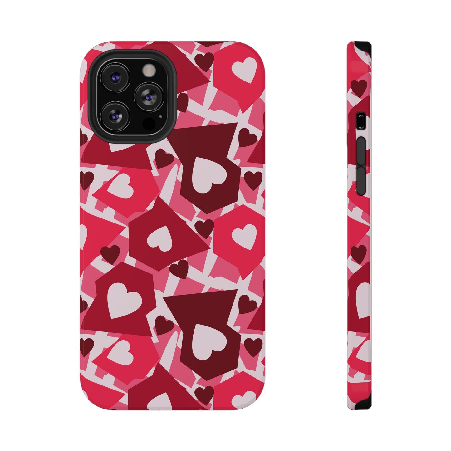 Pink Social Love Icons Phone Case – MagSafe Compatible for iPhone & Samsung Galaxy