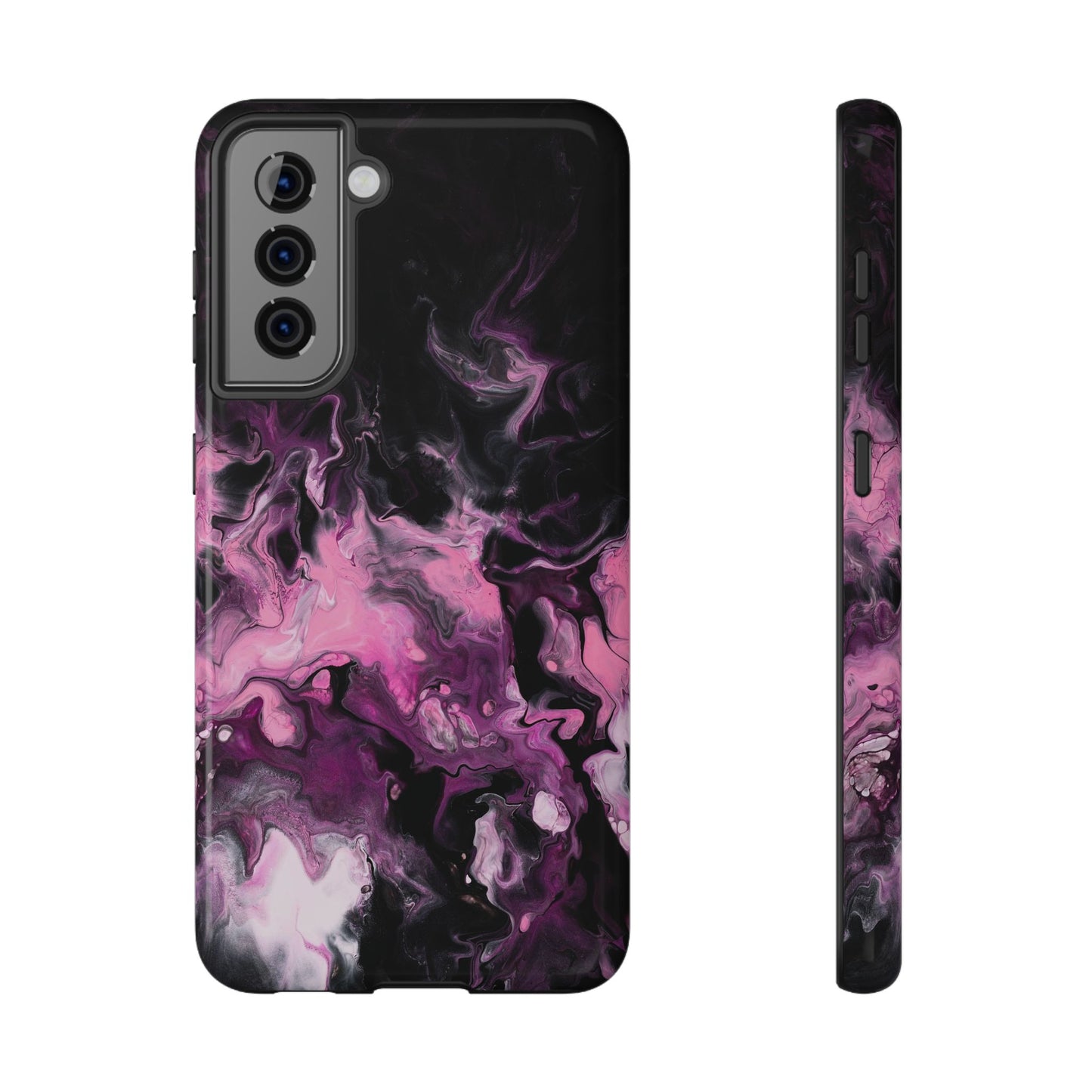 Electric Rose Marble Phone Case – MagSafe Compatible for iPhone & Samsung Galaxy