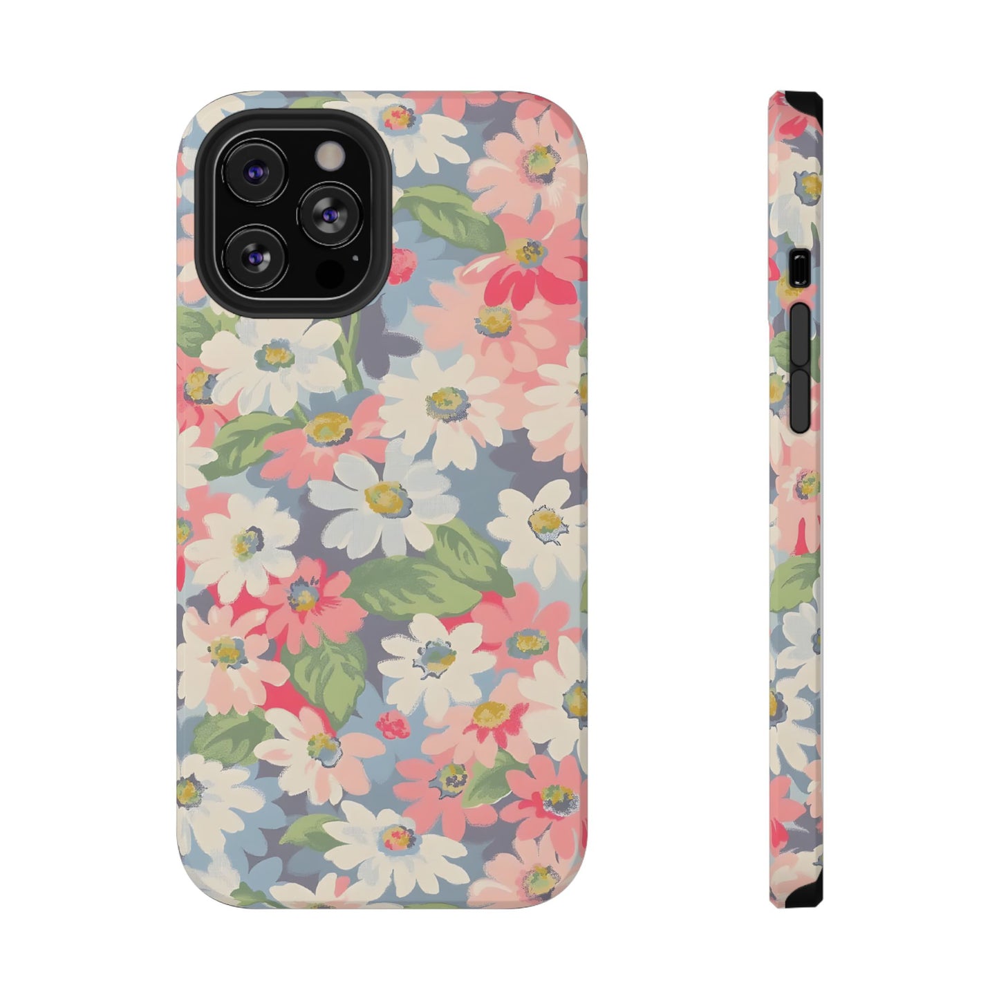 Vintage Floral Daisy Phone Case – MagSafe Compatible for iPhone & Samsung Galaxy