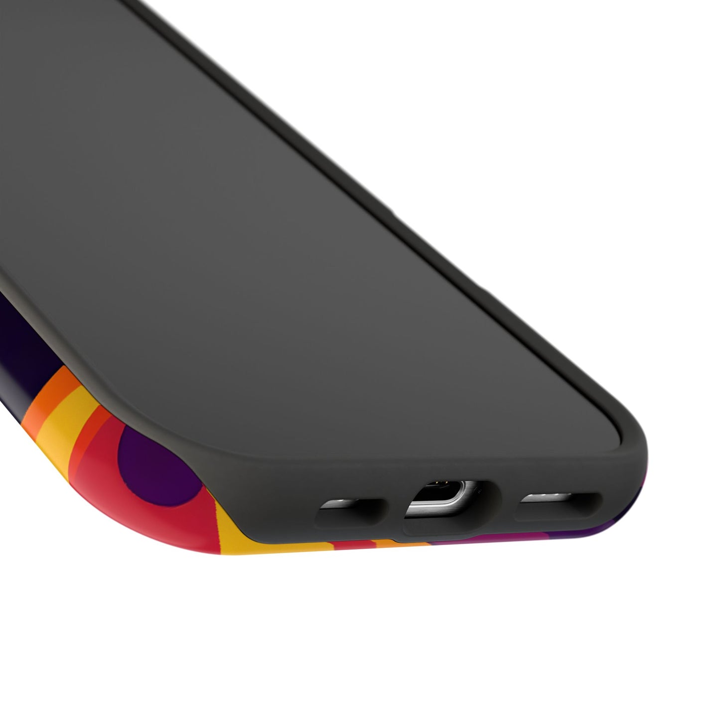 Fiery Abstract Swirls Phone Case – MagSafe Compatible for iPhone & Samsung Galaxy
