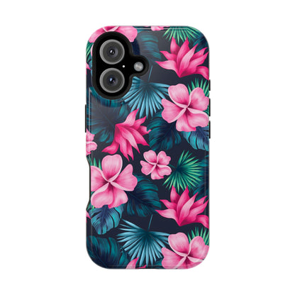 Tropical Paradise Floral Phone Case – MagSafe Compatible for iPhone & Samsung Galaxy