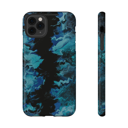 Deep Ocean Swirl Phone Case – MagSafe Compatible for iPhone & Samsung Galaxy
