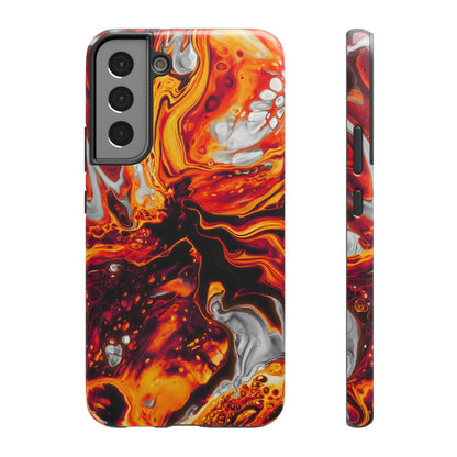 Molten Lava Abstract Phone Case – MagSafe Compatible for iPhone & Samsung Galaxy