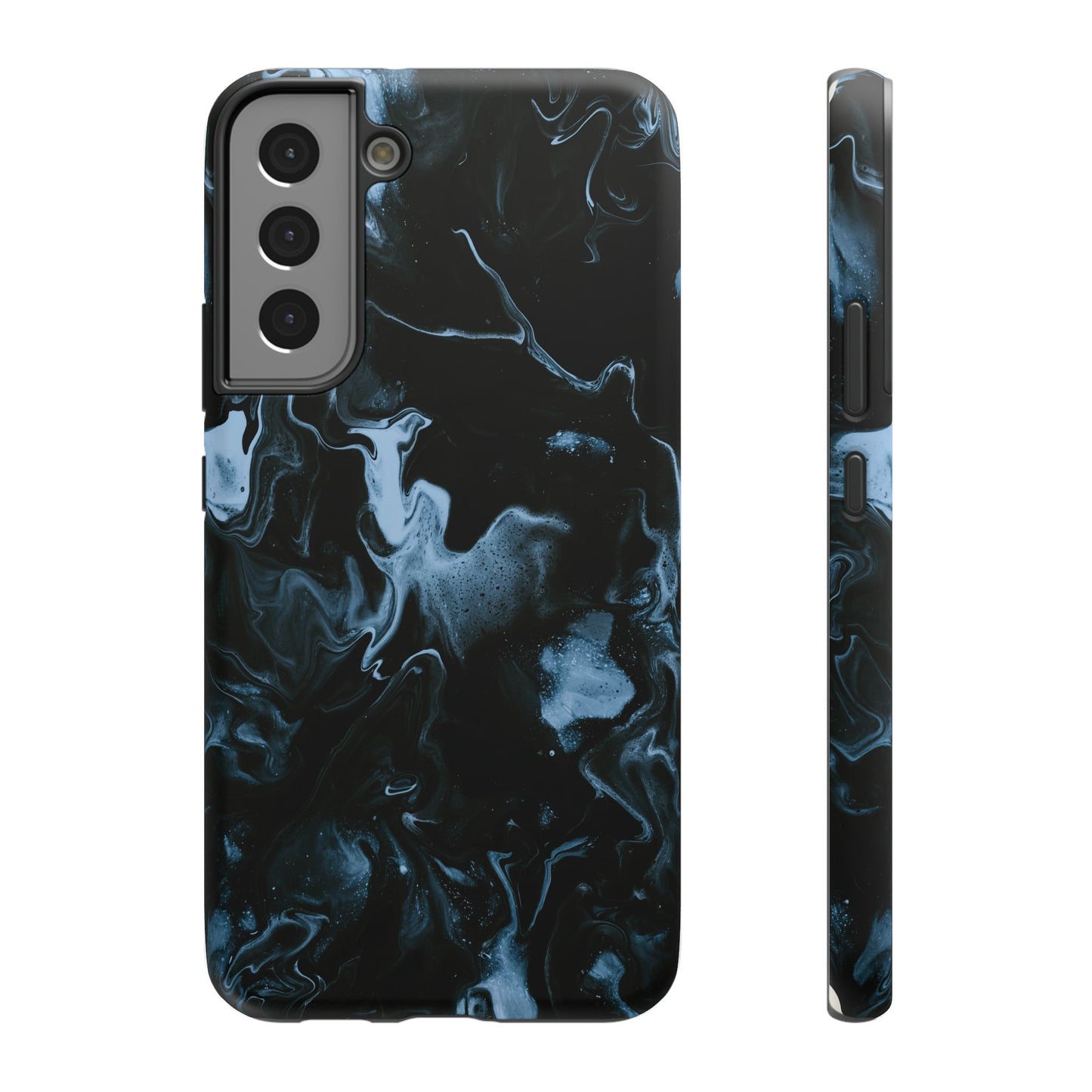 Midnight Frost Swirl Phone Case – MagSafe Compatible for iPhone & Samsung Galaxy